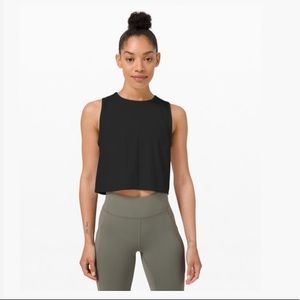 Lululemon sculpt tank cropped